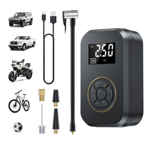 Bomba de Presión de Neumáticos Eléctrica Multifunción, Mini Bomba de Aire Portátil para Automóvil, Compresor de Aire Digital LED para Neumáticos, Inflador de Neumáticos Inalámbrico - Product Image 1