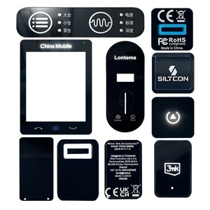 Autocollant personnalisé en sérigraphie pour surface de PC, panneau de commande en PVC acrylique, panneau de touches à membrane en PET en relief - Product Image 1