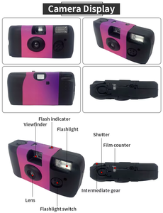Appareil photo jetable en gros avec flash pour mariages et fêtes, cadeaux, appareil photo vintage 35 mm à usage unique - Product Image 2