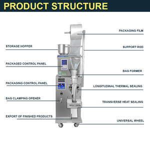 Pequeña máquina de envasado vertical automática de azúcar Curry cacao café especias leche en polvo - Product Image 6