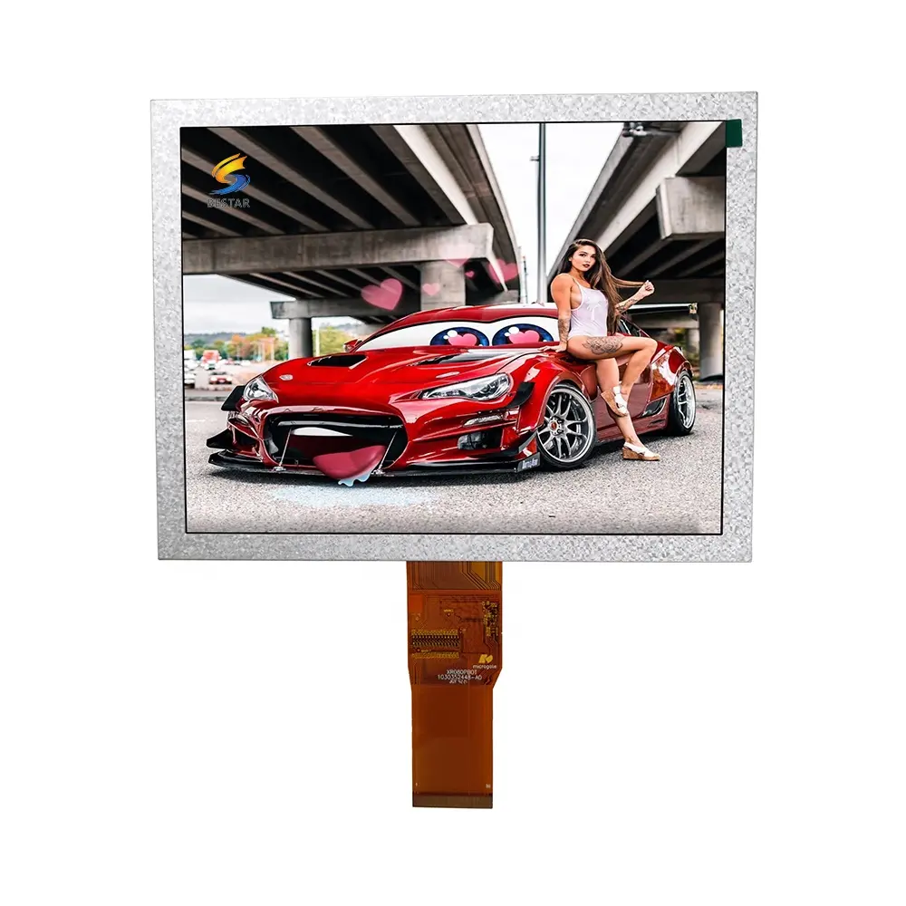 BOE Original panneau d'affichage 8 pouces GT080S0M-N12 8 pouces 800*600 SVGA TFT LCD écran avec RGB 50 broches FPC pour usage industriel