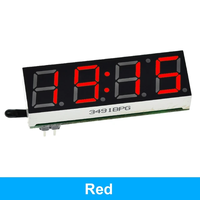 3 in 1 LED RX8025T Modul Jam Digital Suhu Tegangan DIY Termometer Waktu Voltmeter DC 5-30V untuk