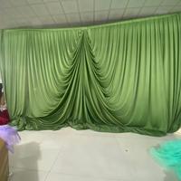 Rideaux de fond de scène sur mesure pour mariage, en tissu doux, pour photomaton, cérémonie, fête, décoration