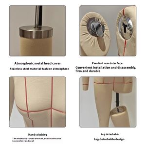 Venta caliente Tienda <span class=keywords><strong>Cuerpo</strong></span> completo Curvy Mujer Vestido usado Forma Costura Sastrería Maniquí ajustable <span class=keywords><strong>Cuerpo</strong></span> femenino Busto Torso - Product Image 2