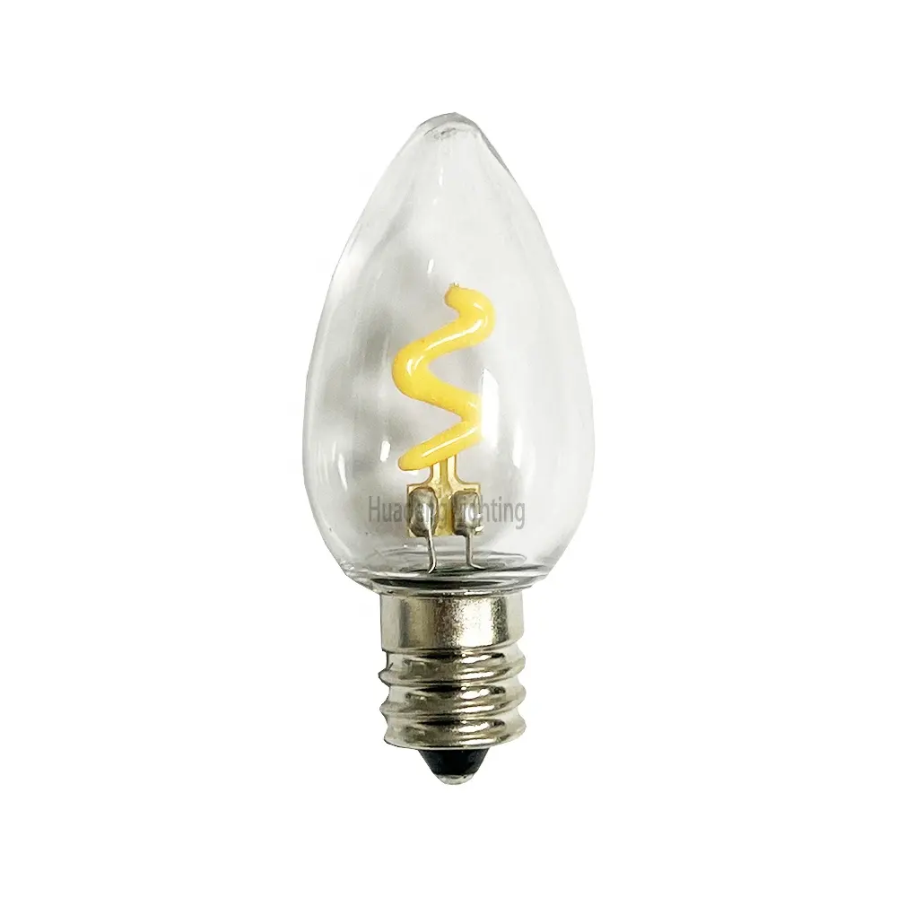 2022 new LED Christmas Light Bulb C7 Replacement Bulbs e12 Sockets
