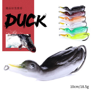 10cm/18,5G pesca de goma señuelo de pato suave Señuelos de Pesca de plástico suave Señuelos de Pesca rana - Product Image 6