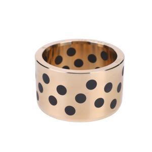 การผลิตแบทช์บรอนซ์กราไฟท์ Oilless แบริ่งบูชสำหรับโรงงานจีน - Product Image 2