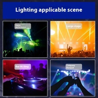 8x3W LED araignée lumières de scène son activé DMX-512 RGBW tête mobile DJ lumières fête Pub mariage événement Club alimentation électrique
