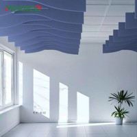 Nuages acoustiques écologiques en PET, 100 % fibres de polyester, feutres insonorisants, déflecteurs acoustiques pour projets, taille personnalisée