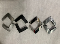 Badge de guidon de vélo en métal brossé personnalisé, emblème 3D incurvé, logo en aluminium gaufré auto-adhésif, autocollants de carrosserie à usage unique