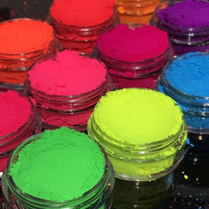 Pigmento Neon em Pó de Mica Fluorescente de Grau Cosmético Altamente Pigmentado e Livre de Formaldeído para Nail Art - Product Image 2