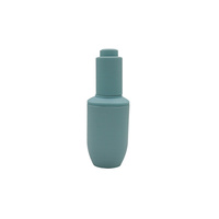 Vente en gros de flacons compte-gouttes en verre rose mat de 30 ml, flacons vides pour huile essentielle, flacons en verre avec pipette, emballage cosmétique pour sérum
