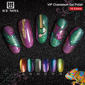 Nuevo Esmalte de Uñas en Gel Camaleón Profesional Ultra Brillante, Color Azul Púrpura Cromado, <span class=keywords><strong>Semipermanente</strong></span>, para Arte de Uñas - Product Image 2