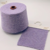 Fil fantaisie populaire RHZ 12NM/1, haute ténacité, teint, 53% polyester, 39% acrylique, 5% laine, 3% élasthanne, fil brossé