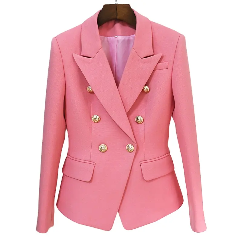 2021 new arrivals wholesale high quality cotton fabric women jackets blazers