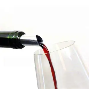 卸売メーカードロップストッパーワイン注ぎ口ディスクカスタムロゴ再利用可能なフォイルドリップフリーワインアクセサリー