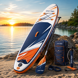 Tabla de SUP Inflable para Viajes, Portátil, Ideal para Deportes Acuáticos en Lago o Playa, para Vacaciones y Relajación - Product Image 1