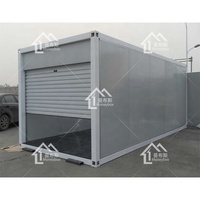 Garage conteneur en acier préfabriqué simple et portable Abri d'auto préfabriqué en panneau sandwich