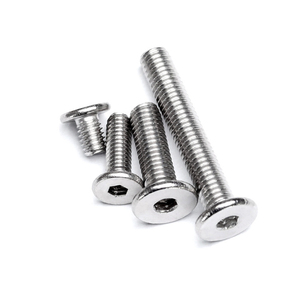 Tornillos de Cabeza Plana Ultrafinos de Acero Inoxidable <span class=keywords><strong>A2</strong></span> M2 M2.5 M3 M4 M5 M6, Tornillos de Perfil Bajo con Cabeza Hexagonal, Tornillos Allen - Product Image 6