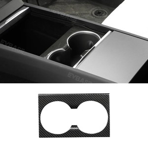 Cubierta de Portavasos de Fibra de Carbono Seca para Asiento Trasero, Modelo Y Juniper, Precio de Fábrica - Product Image 2
