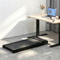 Tapis de marche motorisé sans balais avec télécommande sans fil pour bureau debout électrique, capacité de charge 120 kg/264 lb