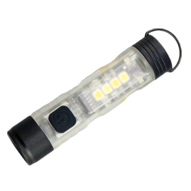 Multi Function Keychain Light Mini Bright LED Flashlight Portable Keyring Torch for Everyday Carry