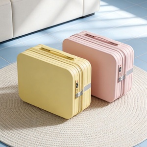 Valise à roulettes légère à motif personnalisé avec poignée large, petite trousse de toilette pour PC de 15 pouces avec fermeture éclair, cadeau pour femme - Product Image 1