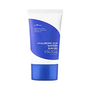 Korea Isntree Hyaluronic Acid Natural Sunblock Cream Watery Sun Gel SPF50+ PA+++ Sunscreen