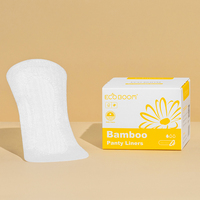 OEM ODM-Protector de fugas biológico para niña, almohadilla menstrual sin cloro de bambú, toalla sanitaria orgánica seca, bragas biodegradables