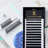 Extensions de cils individuels pour femmes, plateau en vison, à effet volume, CD, fans, volume russe