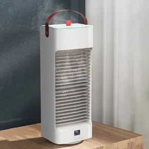 Cool Mist Ultrasonic Humidifier Battery 4000mA electronic 3 Level Water Cooling Fan&humidifier Desktop House Fan for indoor