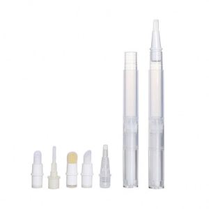 Empty for 2ml 3ml 5ml Vacuum Glue Gel Lip Gloss Cuticle Oil Pen <b>Bottles</b> with <b>Brush</b> Screen Printed for Skin Care Serum - Product Image 4