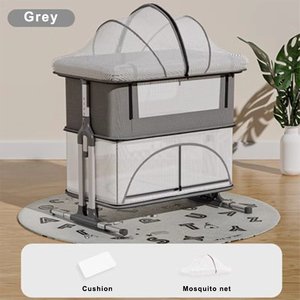 Custom OEM ODM Colors <strong>Classic</strong> Playpen Cot Baby Bassinet Cradle Bed Kids Baby <strong>Cribs</strong> Baby Folding Bed for Child Sleep and Activity - Product Image 2