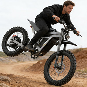 Dirt Bike Aluminum Frame Mountain E-Bike <b>72V</b> 40Ah 3000W Motor Lithium-Ion Pack 7-Speed Full Suspension - Product Image 1
