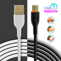Kabel USB ke Type-C Ramah Lingkungan TPE Pengisian Cepat dengan Quick PD untuk Ponsel & Komputer untuk S22/S24/Note10