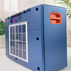 ELETREE RX-BT159S Enceinte Portable avec Lumière Disco, Bluetooth, Panneau Solaire et Radio Sanio, <span class=keywords><strong>Poste</strong></span> Radio pour <span class=keywords><strong>la</strong></span> Maison - Product Image 4