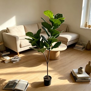 120cm Tall Fiddle-leaf fig – Eco-Friendly <b>Plant</b> for Wedding & Event Decoration - Product Image 5