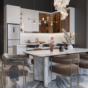 High-End Solid Wood Small Kitchen <strong>Cabinets</strong> with Customizable Eco-Friendly Design and Free Custom Options - Product Image 2