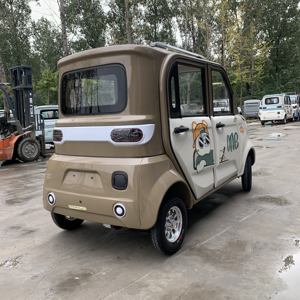 Veicolo Elettrico a <span class=keywords><strong>4</strong></span> Porte e <span class=keywords><strong>4</strong></span> Posti, Auto Compatta per Adulti a <span class=keywords><strong>4</strong></span> Ruote, Mini Auto Elettrica Senza Patente - Product Image 4