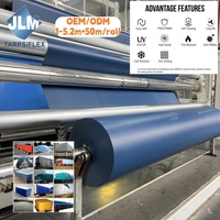 JLM Bâche 1100 DTEX en PVC imperméable, légère, pour tente, bâche de voiture ou de camion