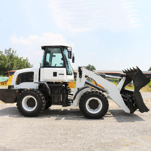 Chine 2ton certifié CE manuel Mini chargeuse sur pneus avant agricole <span class=keywords><strong>pelle</strong></span> articulée <span class=keywords><strong>Micro</strong></span> seau moteur pompe-petite - Product Image 2