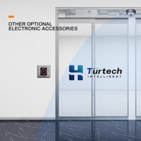 Turtech HH200B 200KG Düşük Gürültülü Otomatik Kanatlı Kapı Açıcı Kiti, CE Onaylı Tam Kontrol Sistemi ve Mekanizma Montajı (Hastaneler İçin)