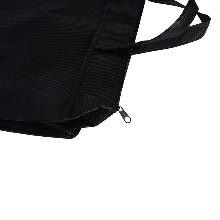Top quality extra large reusable non woven bag with zipper and can be with your logo on it shopping non woven bags