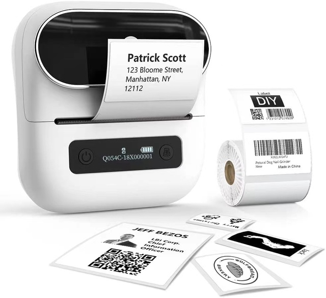 Phomemo M220 Commodity Price Barcode Sticker 20-75MM Label Portable BT Smart Mini Thermal Printer for Android IOS WINDOWS