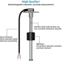 Capteur de niveau de liquide (huile, carburant, eau, électrique) S5 pour bateaux, voitures et yachts – Accessoires et pièces nautiques