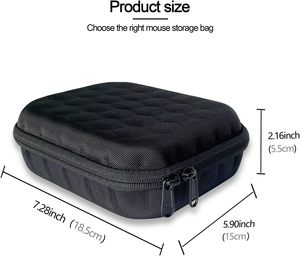 Étui de rangement rigide personnalisé en EVA pour <span class=keywords><strong>clavier</strong></span> et <span class=keywords><strong>souris</strong></span>, sac et étui organisateur de câbles à usage spécial - Product Image 4