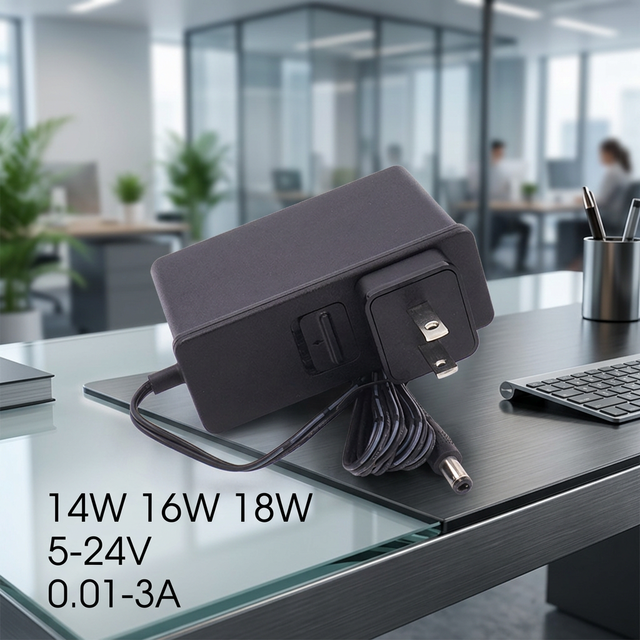 10/14/16/18 Watt Switching Power Supply Medical VI Energy Efficiency 6V 10V 12V 15V 20V 24V 0.8a 1a 1.5amp AC/DC Power Adapter
