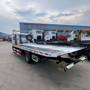 Alta calidad 4 toneladas 5 toneladas camión de auxilio de cama plana camión de remolque Rollback Road Wrecker con barato para la <span class=keywords><strong>venta</strong></span> - Product Image 2