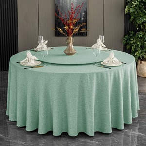Modern Printed Polyester Tablecloth Indoor Outdoor Wedding <strong>Table</strong> Cover With Circle Decoration Washable For Hotel Use - Product Image 5