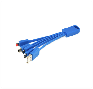 Regalo promocional <span class=keywords><strong>Entrada</strong></span> de 2 vías Cable de carga 4 en 1 Cable <span class=keywords><strong>Usb</strong></span> todo en uno con impresión de logotipo Llavero de cable <span class=keywords><strong>Usb</strong></span> para todos los teléfonos - Product Image 5